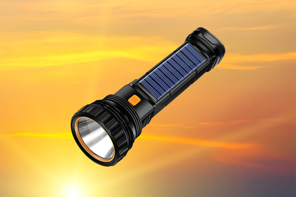 solar powered flashlight