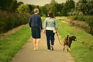 couple, love, outdoors