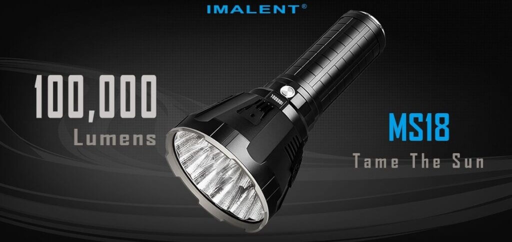 imalent ms18 ambassador of light 100000 lumen rechargeable led searchlight 10012